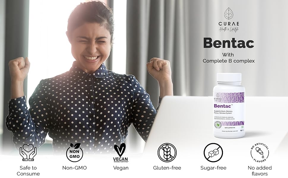 Curae Health Hairlicious  Hair Fall Control, Hair Strength & Growth Volume SPN FOR1