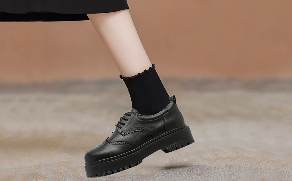 Amazon.com | MEMON Womens Vintage Oxford Shoes,Lace up