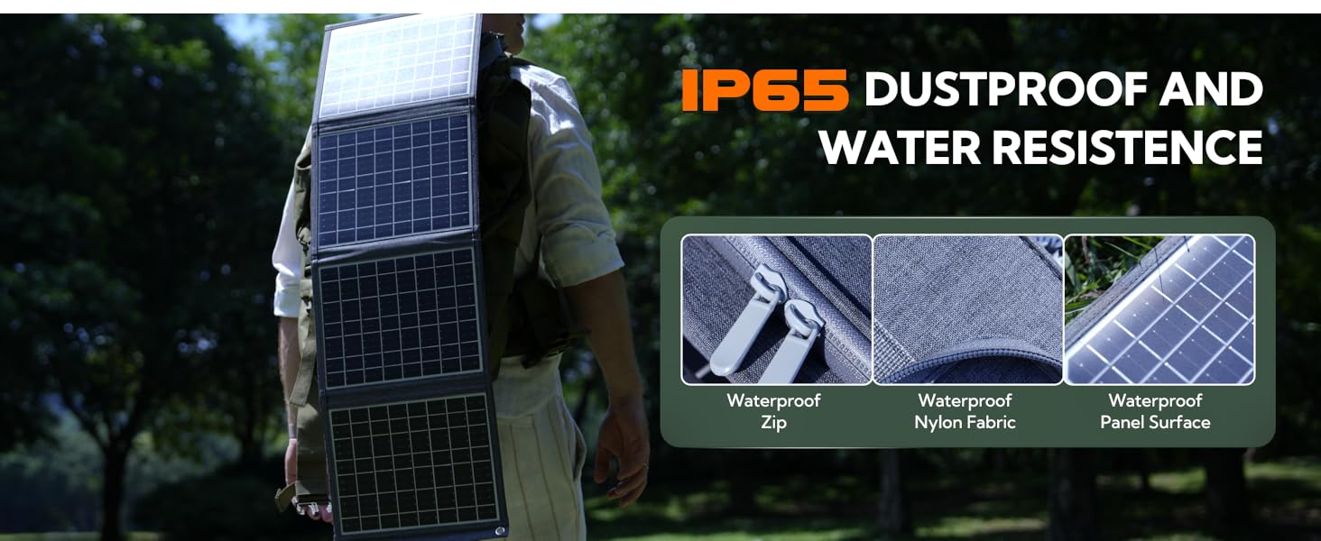portable solar panel 40w