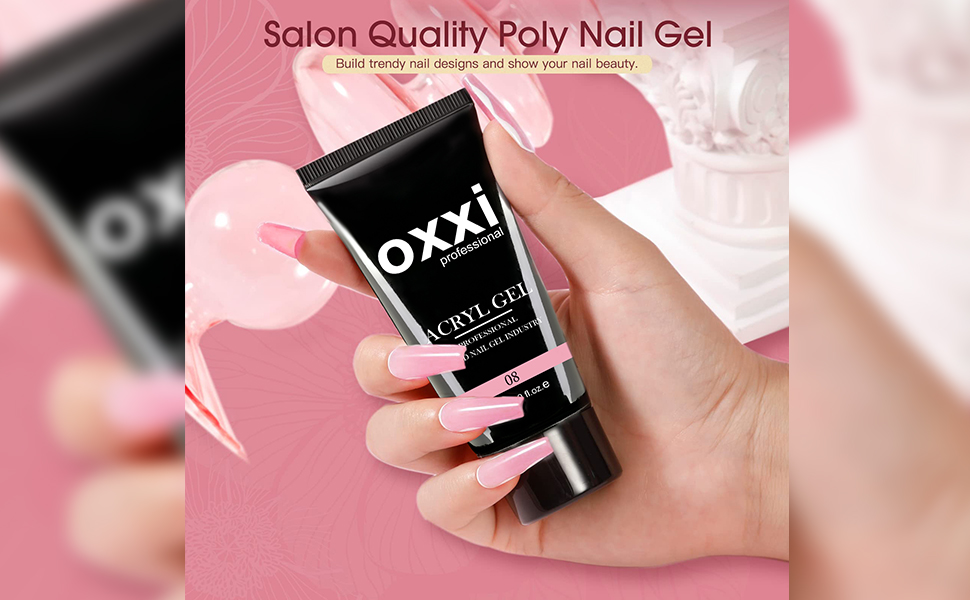 oxxi professional acrylic building poly gel