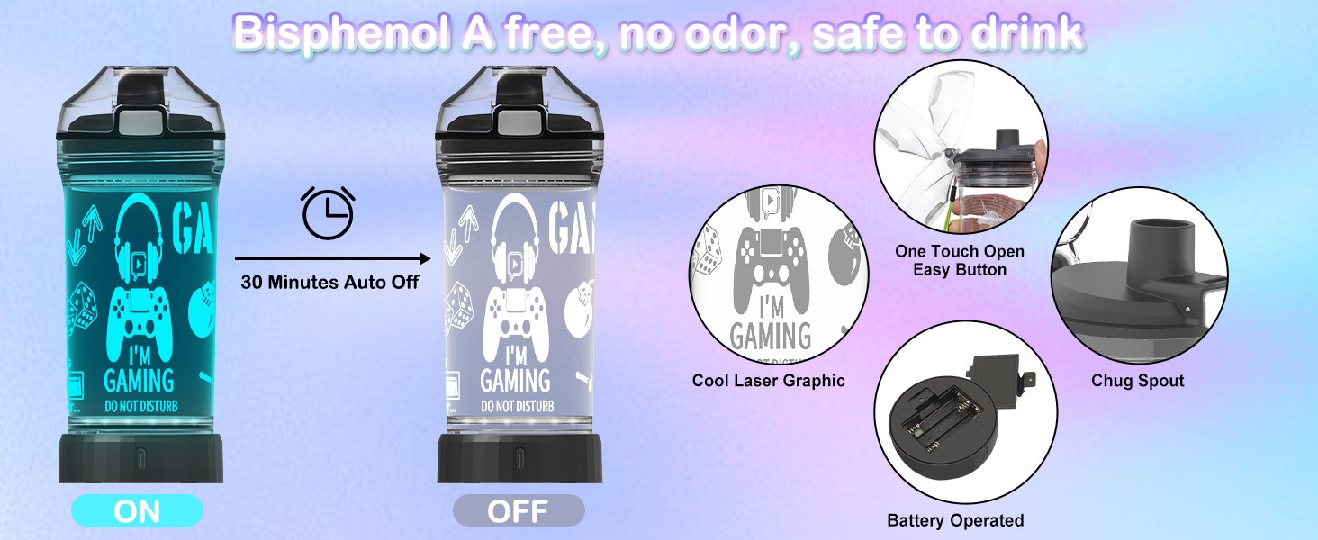 Game Stereoscopic Water Bottle