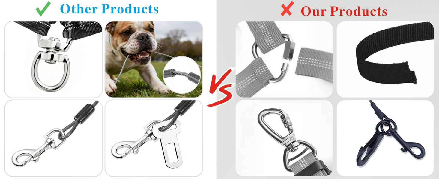 dog tether for car