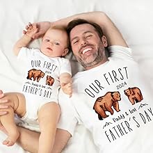 First fathers day matching shirt