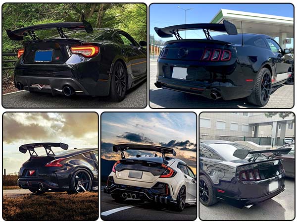 Amazon.com: JMTBNO 47 Inch GT Rear Spoiler, Gloss Black