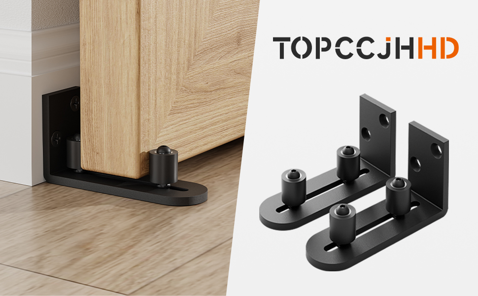 barn door floor guide 2 pack