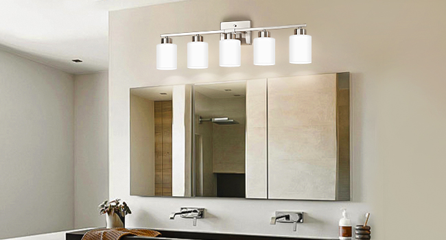 bathroom mirror lights