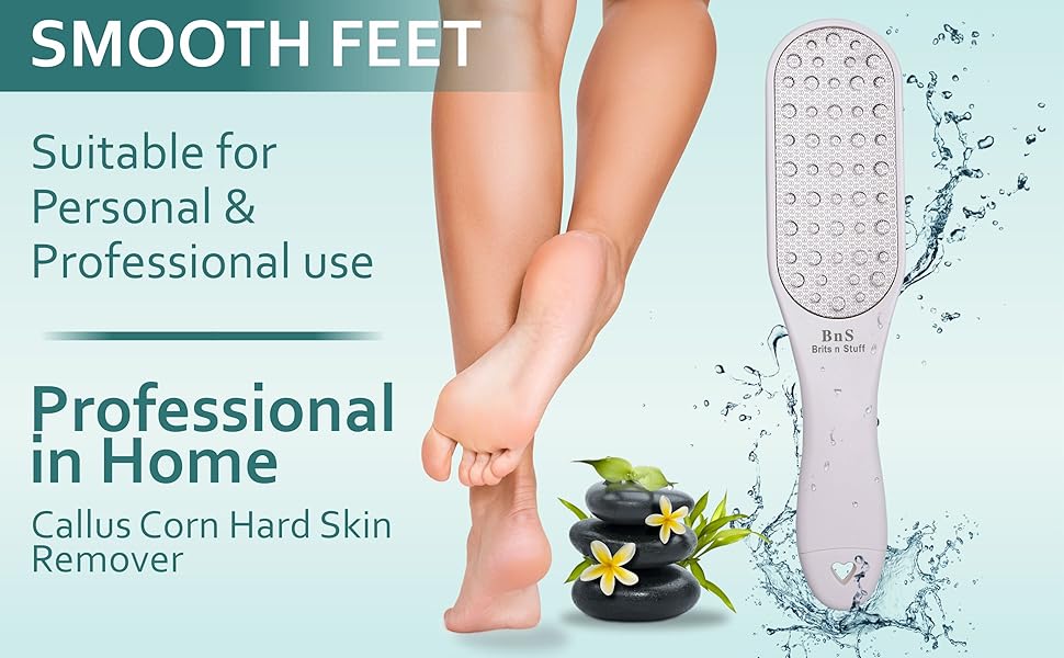 3in1 Professional Pedicure Foot File for Hard Skin Anti Rust