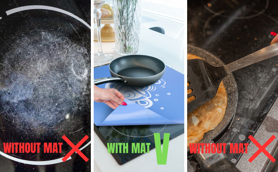 HomeMakers Induction Hob Protector Large 61x53 cm Kitchen