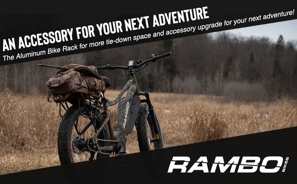 AN ACCESSORY FOR YOUR NEXT ADVENTURE | The Aluminum Bike Rack for more tie-down space