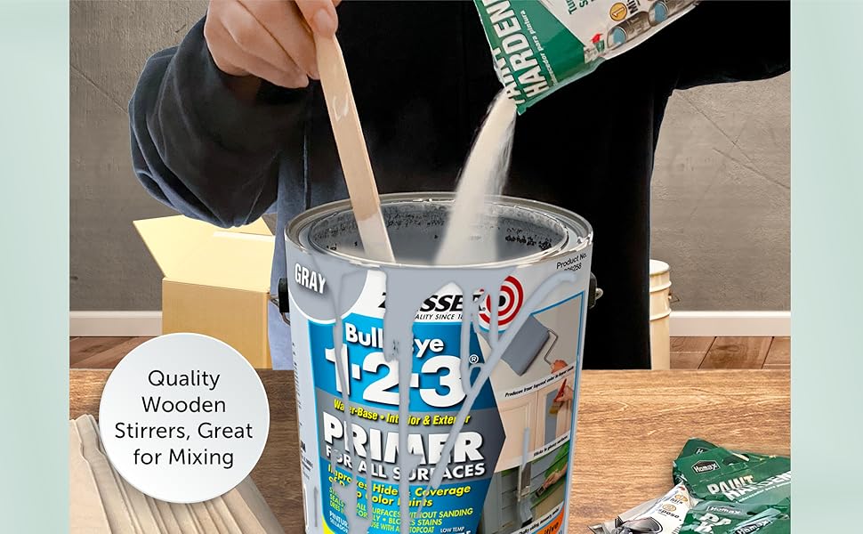 HOMESPHERE Homax Waste Away Paint Hardener, 12 Pack, with 25 Wooden