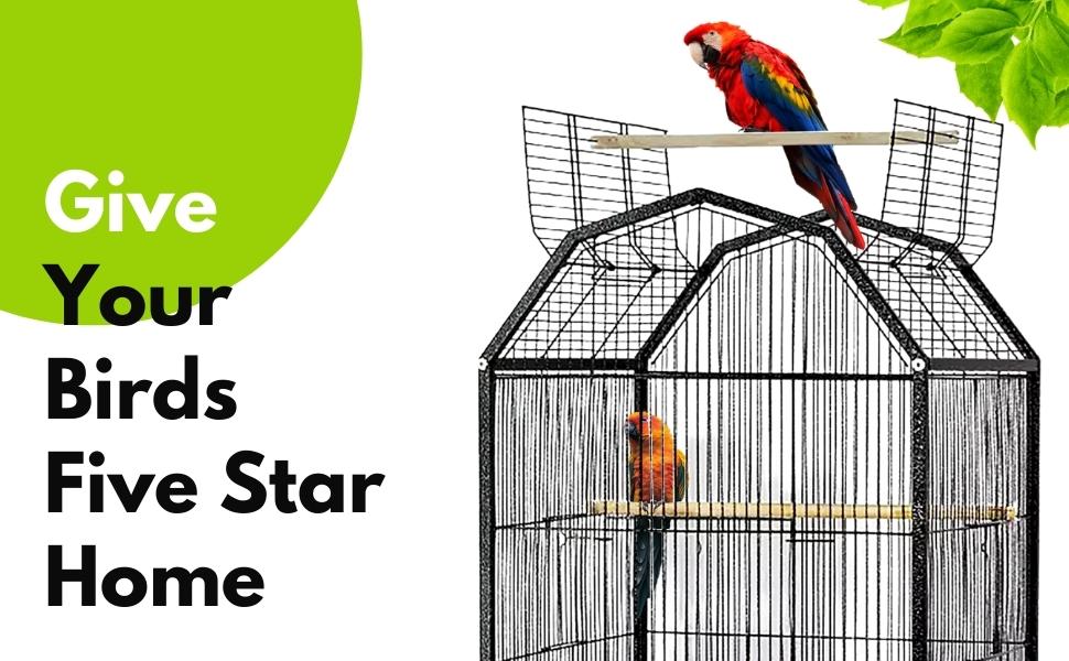 Buraq 30 Inch Dream Bird Cage Designed Ultra Strong & Sturdy Best