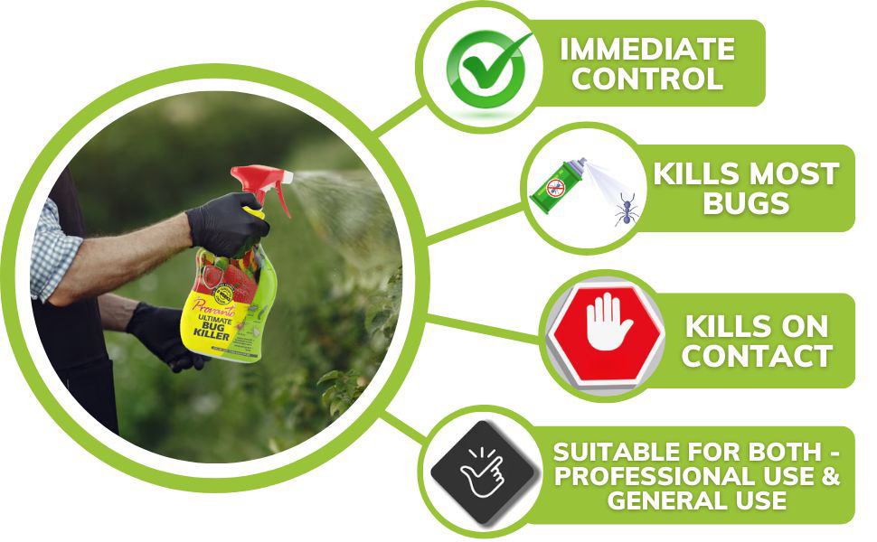 Quebec Bug Killer Spray Immediate Control and Protects For up to