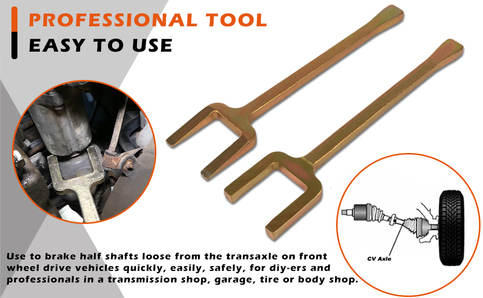 12020 Axle Popper Kit CV Axle Wedge and Popper Set Fork & Shim Tool Fit For Common