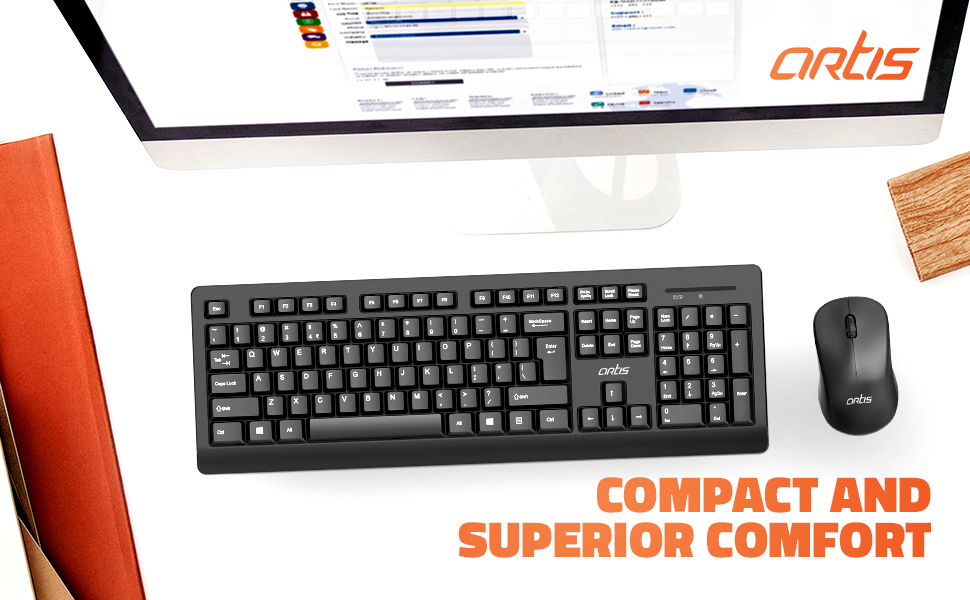Amazon.in Buy Artis WorkPro 66 Wireless Keyboard & Mouse Combo(Black