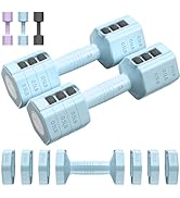 Adjustable Dumbbells Hand Weights Set: Sportneer 4 In 1 Weight Each 2lb 3lb 4lb 5lb Free Weights ...