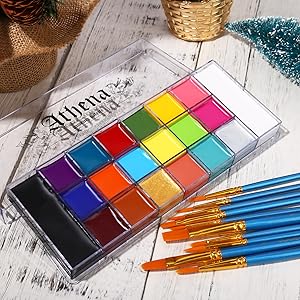 black and white face paint