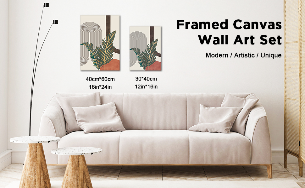 boho canvas wall art