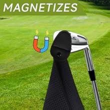 Funny Golf Towel with Industrial Strength Magnet