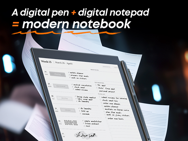 Modern notebook - phone version