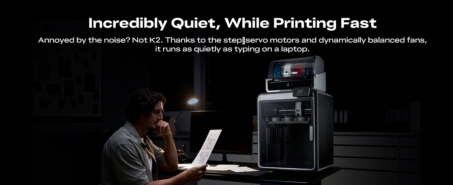 Incredibly Quiet, While Printing Fast