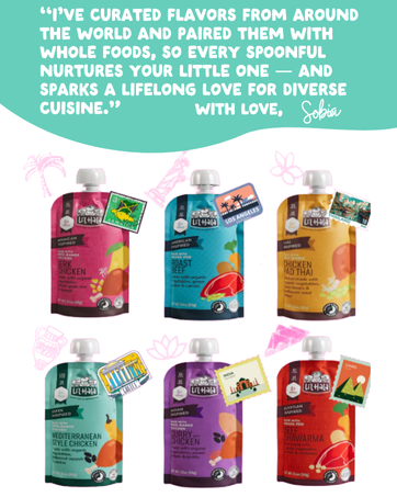 Curated from around the world baby food A+