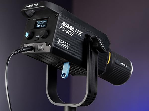 NANLITE FS-60B Bi-Color Studio Spotlight, 2700K-6500K, Remote NANLITE FS-60B Bi-Color Studio Spotlight, 2700K-6500K, Remote