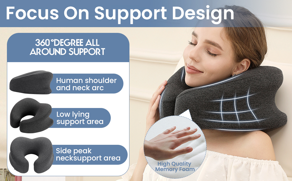 JZHAN Breathe Easy Face Down Pillow,Desk Napping Pillow