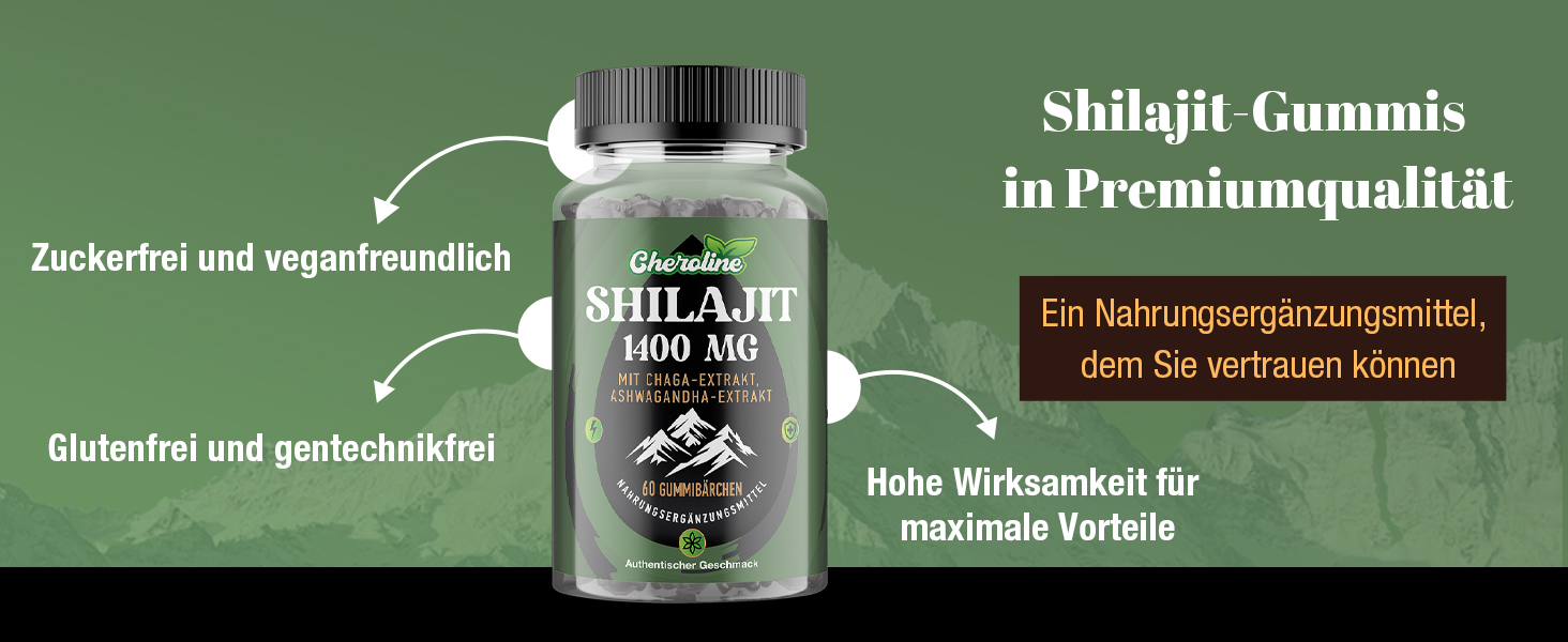 Cheroline Shilajit Gummis