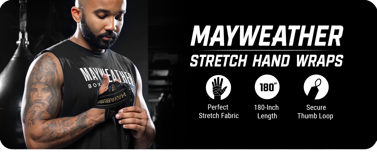  Hayabusa Mayweather Stretch Hand Wraps