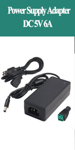 Amazon.com : YOOFONE 5V Power Supply 5A 25W AC/DC Adapter