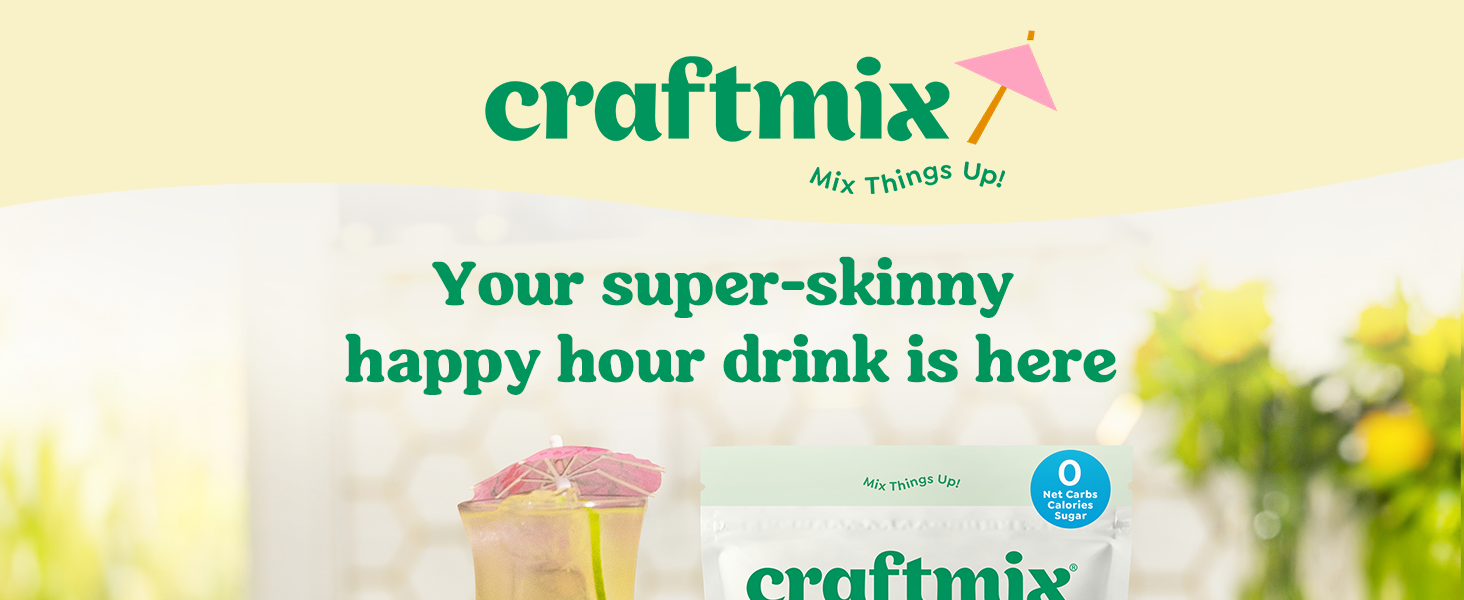Craftmix Skinny Margarita Cocktail Mixers Makes 12