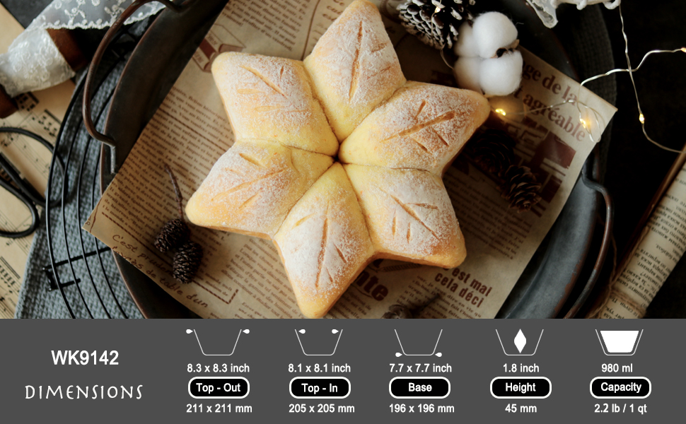 8-Inch Star-Shaped Cake Pan