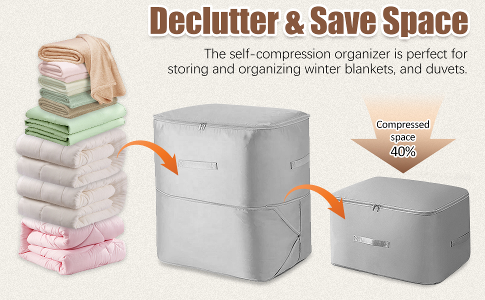 2025 Upgrades Space Saver Vacuum Storage Bags for Comforter