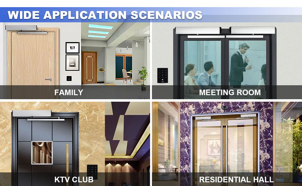 HNZXIB Automatic Handicap Door Opener Fully Functional,Automatic Swing