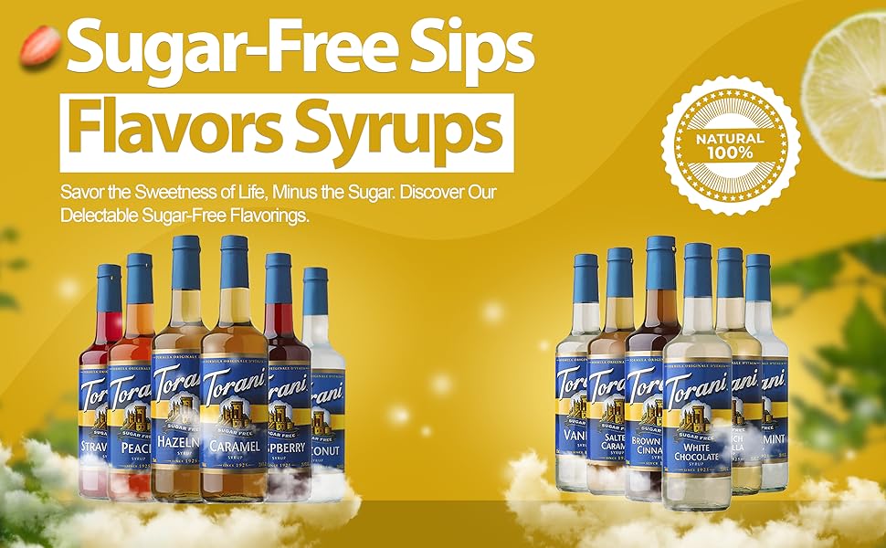 Sugar Free Vanilla Bean Syrup Flavor Coffee Flavoring For