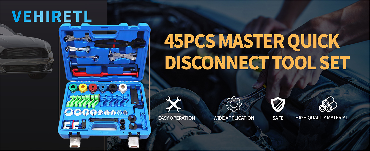 Master Quick Disconnect Tool Set Fuel Line Disconnect Tool Kit for Ford Chrysler GM