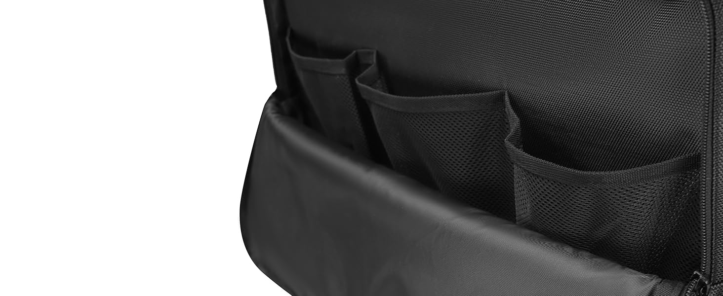 Bottom Storage: Organize Cables in Mesh