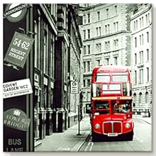 4 Pieces Wall Art Canvas Prints Modern Wall Artwork Framed for Bathroom Office Decor - 30 x 30 CM