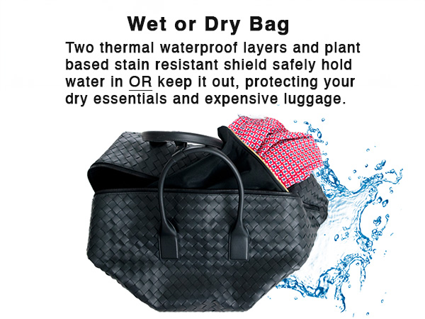 Ornadi waterproof stain resistant wet dry bag travel laundry luggage pack pouch swimsuit odor proof 