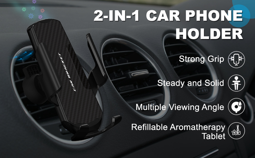 NOYMI Car Mobile Holder Car Phone Holder Solid Car Mobile Holder