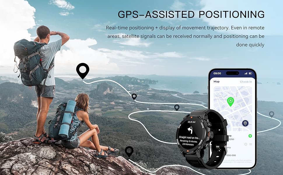 GPS smart watch for men