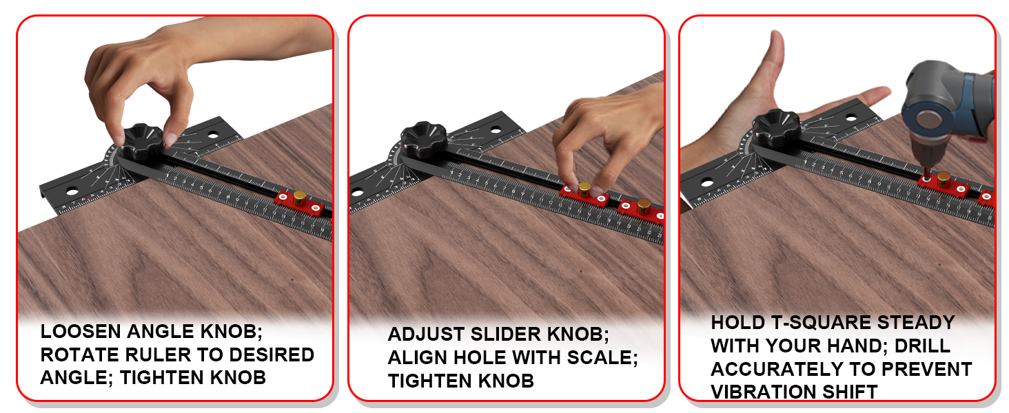 how to use the t square ruler