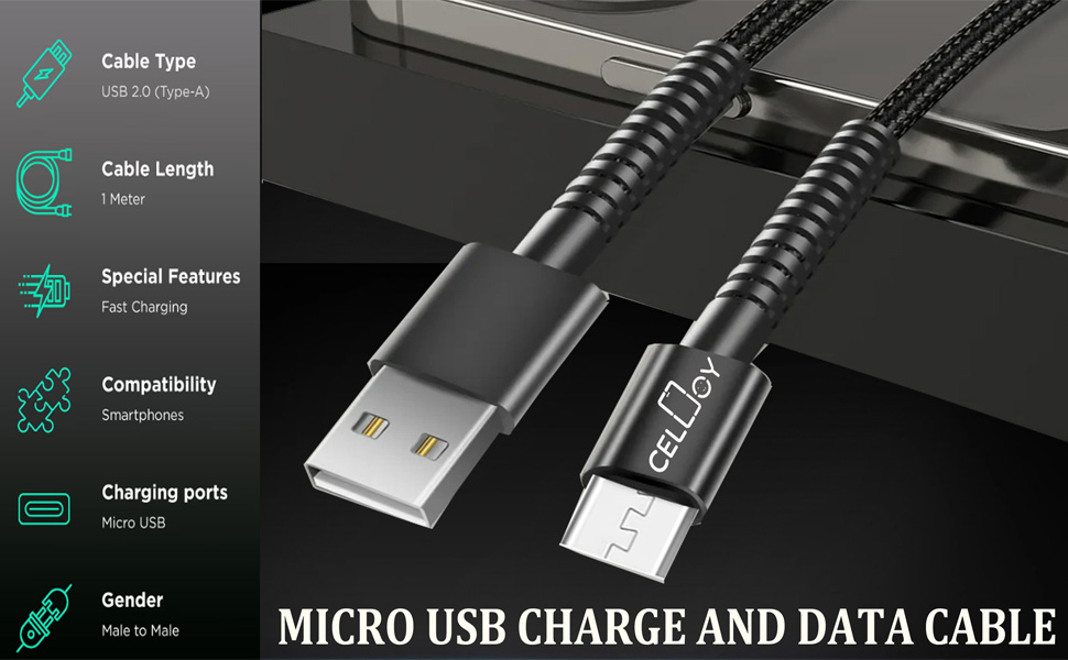 Micro Cable, Micro Braided Cable, Micro Cable 1M, USB Micro Cable
