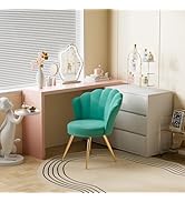 Hawthyhome Velvet Dining Room Chair 1 Piece Living Room Chair Kitchen Chair Upholstered Chair with Backrest ...