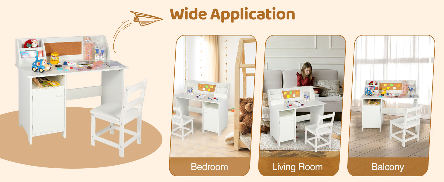 Kids Desk and Chair Set