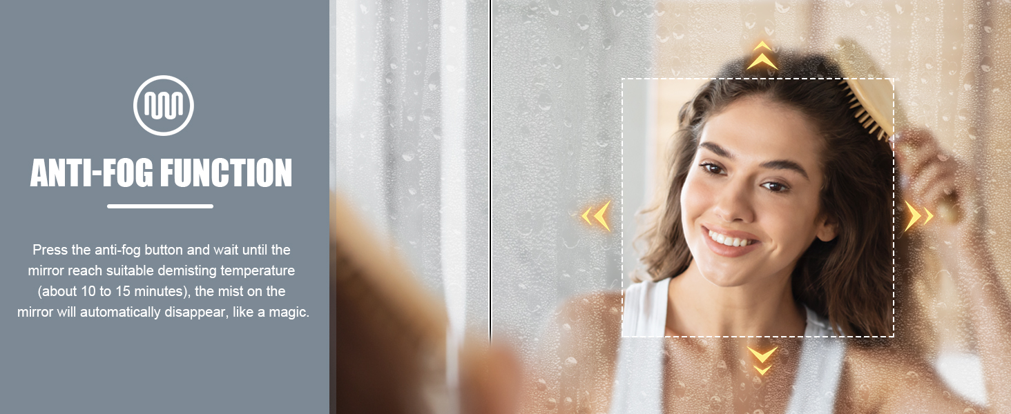 medicine cabinet with defogger