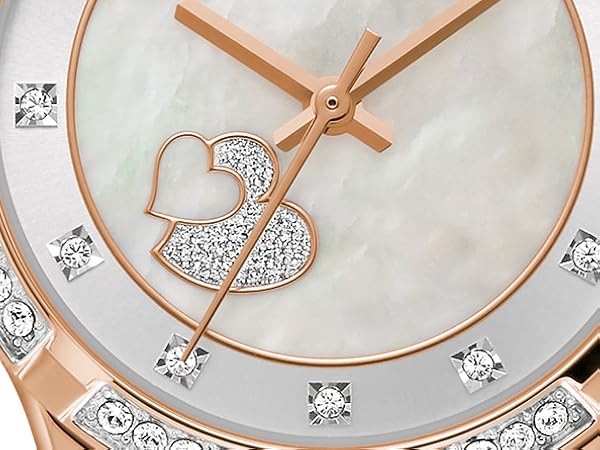 Amazon.com: Bulova Ladies' Classic Crystal Rose Gold