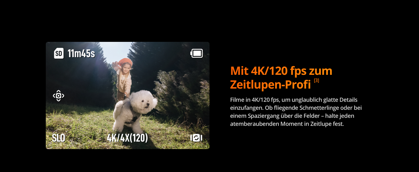 Zeitlupe in 4K120fps