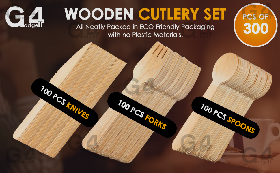 wooden spoon wooden forks wooden knives cutlery set cooking utensils wooden kitchen utensils