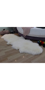 Sheepskin Rug 2x6 ft